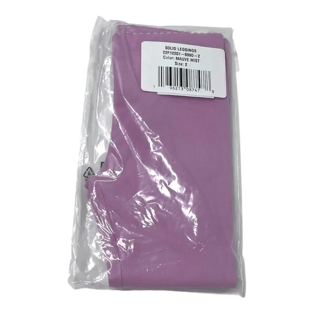 Tea Collection Leggings | Mauve Mist | Size 2 | Super Soft Stretch | NWT